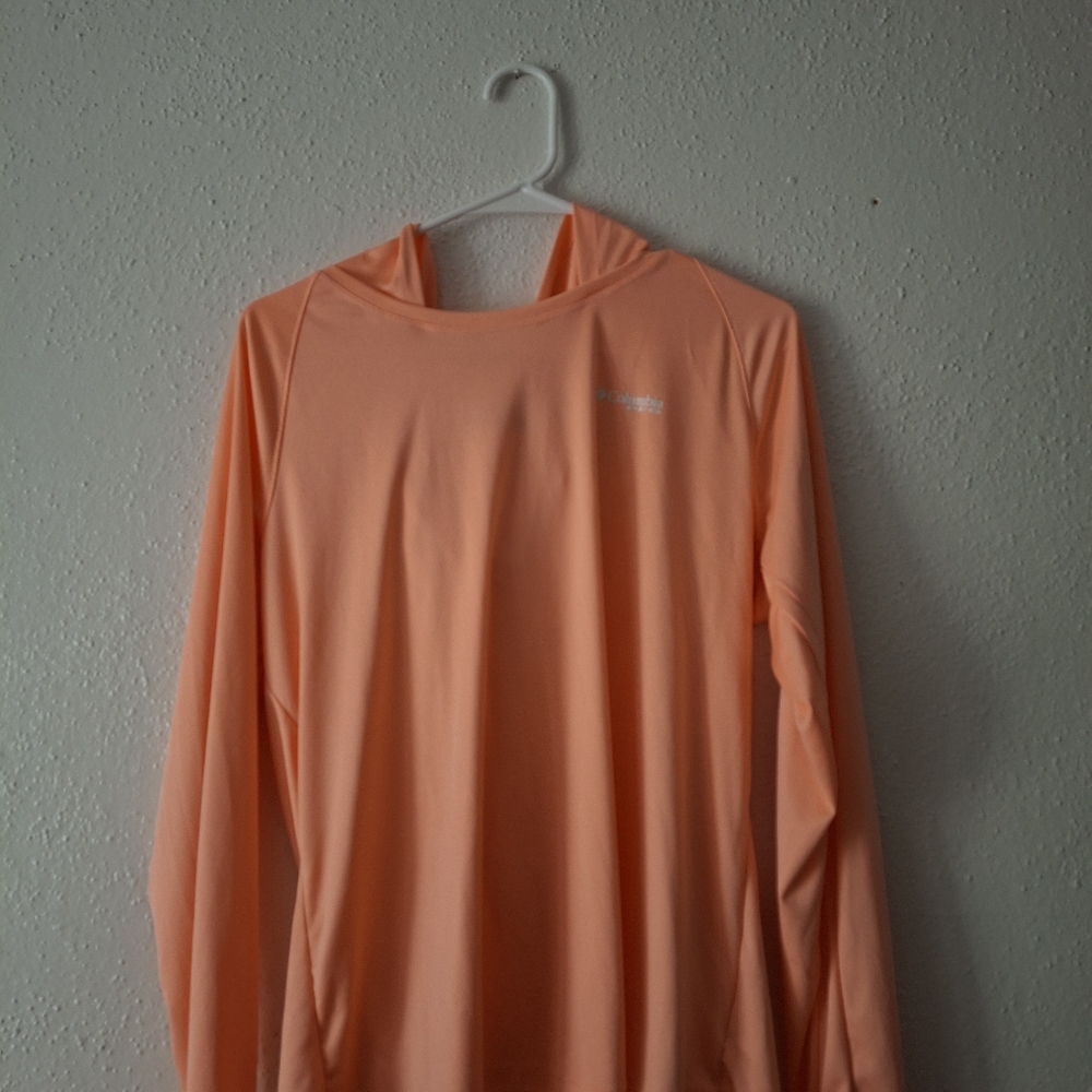 Columbia Women's PFG Tidal Tee™ II Hoodie Salmon Color Size XL